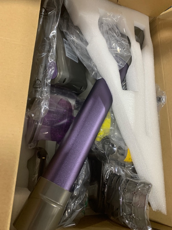 Photo 1 of WLOTPO Vacuum Cleaners for Home,Cordless Vacuum Cleaner with Powerful Suction,Stick Vacuum Cleaner Rechargeable,Up to 35 Mins,Lightweight Vacuum for Pet Hair,Carpet,Floor(Purple)