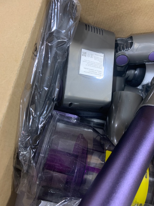 Photo 1 of WLOTPO Vacuum Cleaners for Home,Cordless Vacuum Cleaner with Powerful Suction,Stick Vacuum Cleaner Rechargeable,Up to 35 Mins,Lightweight Vacuum for Pet Hair,Carpet,Floor(Purple)