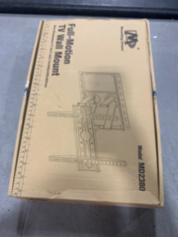 Photo 1 of Mounting Dream TV Wall Mount for 32-65 Inch Television,Mount with Swivel and Tilt, Full Motion Bracket with Articulating Dual Arms, Fits 16inch Studs, Max VESA 400X400 mm, 99lbs, MD2380