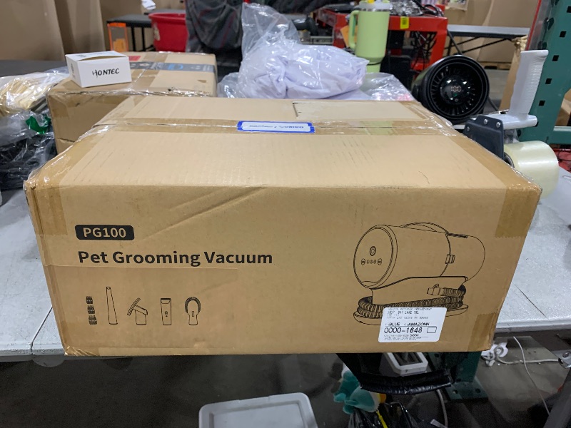 Photo 1 of AIRROBO Dog Grooming Vacuum, Dog Grooming Kit,12000Pa Strong Pet Vacuum, 2L Large Capacity Vacuum for Shedding Grooming Hair, Quiet,PG100