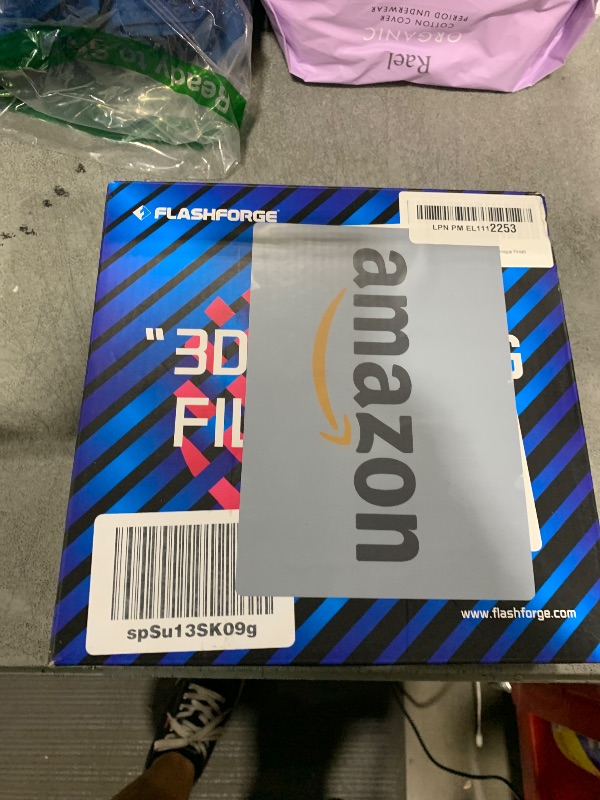 View 2 of FLASHFORGE PLA Filament 1.75mm Galaxy Matte Black, 3D Printer Filament with Silver Glitter 1kg (2.2lbs) Spool, Dimensional Accuracy +/- 0.02mm, Shimmering 3D Printing Filament for Unique Finish