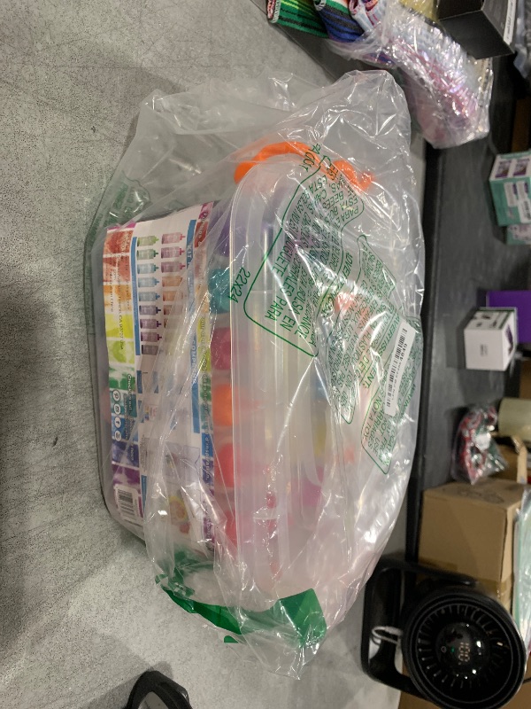 Photo 1 of Tulip One-Step Tie-Dye Party, 18 Pre-Filled Bottles, Creative Group Activity, All-in-1 Fashion Design Kit, 1 Pack, Rainbow
