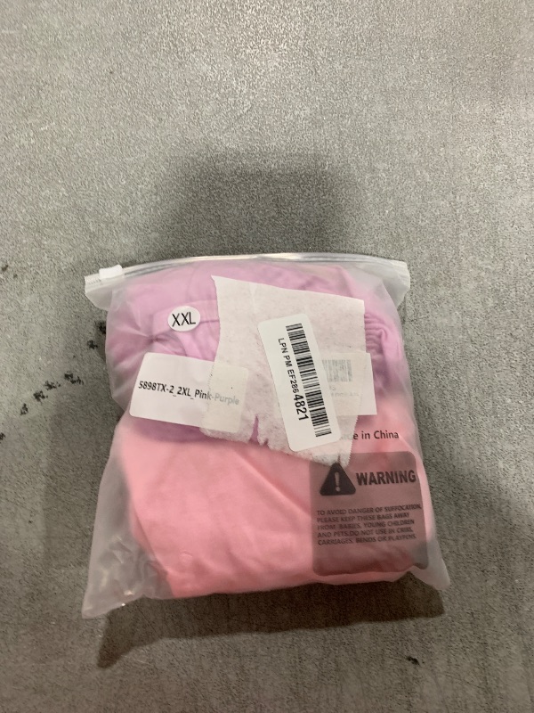 Photo 1 of MIGOHI 2 Pack Comfortable Dog T-Shirt for Medium Breeds, Breathable Dog Tee for Boy Girl, Soft Dogs Pink Shirts for Park Walking, Control Shedding, Sun Protection, Pullover, Beagle, Pink Purple, 2XL
