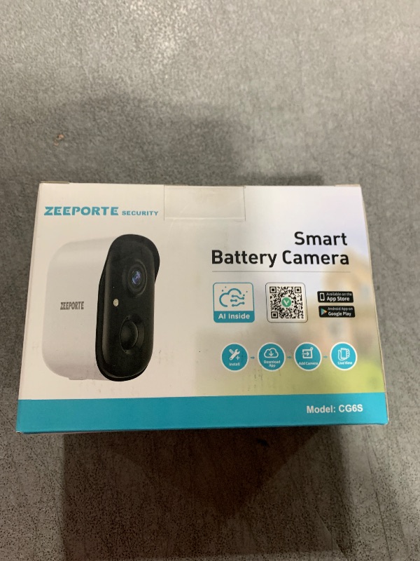 Photo 1 of Security Cameras Wireless Outdoor, 2K Battery Powered Indoor Camera/WiFi Camera for Home Security with AI Motion Detection, Color Night Vision, Spotlight, Siren, Waterproof, SD/Cloud Storage