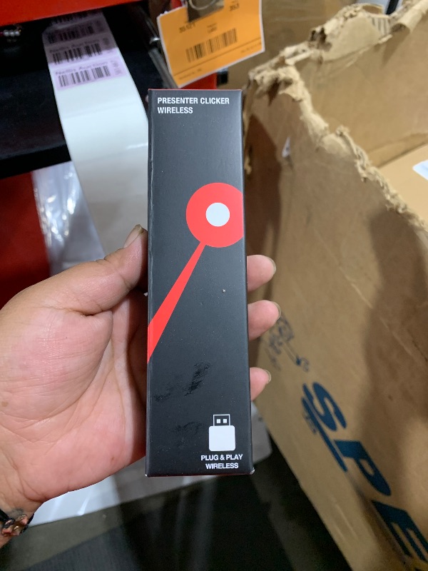 Photo 1 of DINOSTRIKE Wireless Presenter Remote with Air Mouse Control, Rechargeable USB Presentation Clicker PPT Pointer RF 2.4GZ PowerPoint Clicker Slide Advancer for Computer Laptop Mac