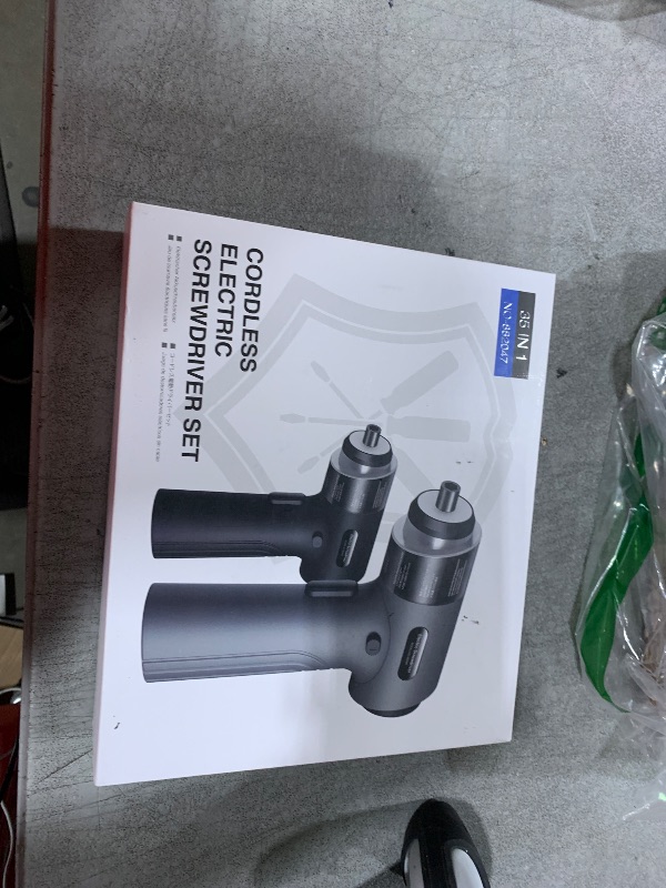 Photo 1 of ORIA Cordless Screwdriver Set, Rechargeable Cordless Screwdriver, Electric Screwdriver with 30 Bits, 3 LED Lights, Type-c Charging Cable, Carrying Case, for Phone, Laptop, Camera, Watch, Computer