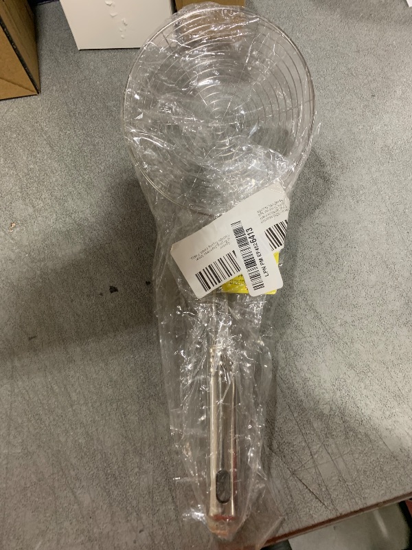 Photo 1 of NZM Stainless Steel Deep Fry Net Spider Strainer/Skimmer/Ladle for Cooking and Frying,Stainless Steel Wire Skimmer Spoon with Handle for Kitchen Frying Food, Pasta, Spaghetti, Noodle