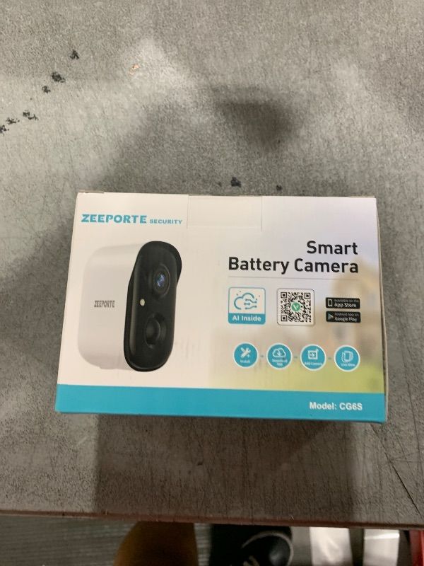Photo 1 of Security Cameras Wireless Outdoor, 2K Battery Powered Indoor Camera/WiFi Camera for Home Security with AI Motion Detection, Color Night Vision, Spotlight, Siren, Waterproof, SD/Cloud Storage