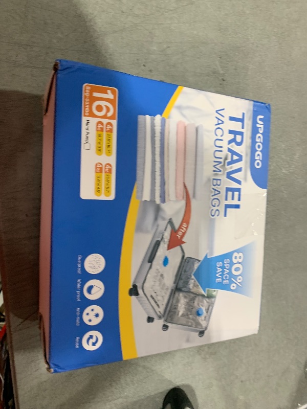 Photo 1 of UPGOGO Vacuum Bags for Travel, Space Saver Vacuum Storage Combo (16 Pack)