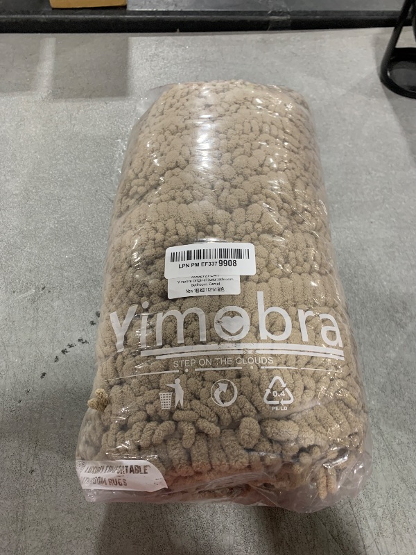 Photo 1 of Yimobra Long Bathroom Rugs 44.1 X 24, Non Slip Soft Absorbent Water, Machine Washable Quick Dry, Thick Bath Mat for Bathroom Floor, Home Decor Accessories, Pale Khaki