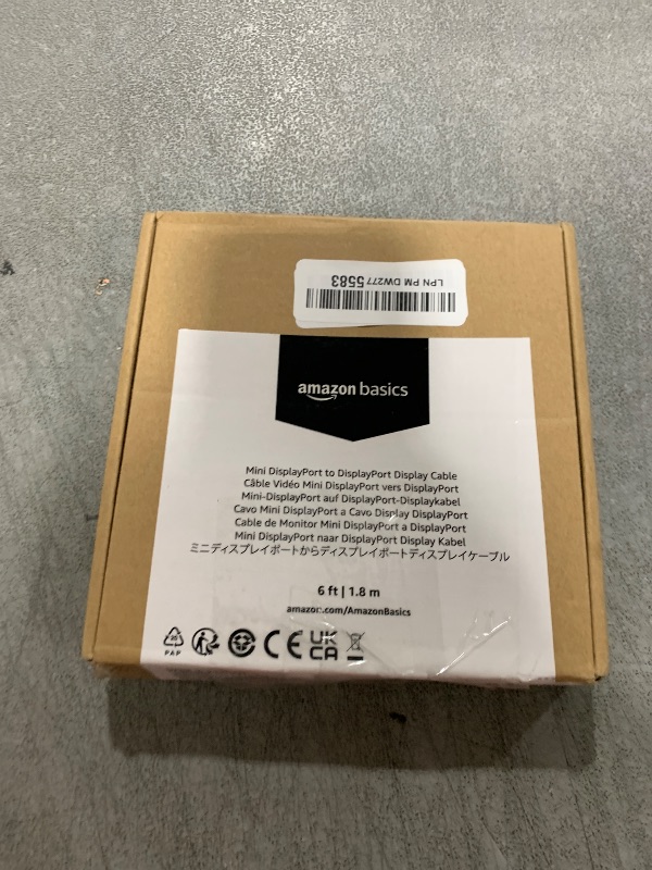 Photo 1 of Amazon Basics Premium Aluminum USB-C (Source) to HDMI (Display) Cable Adapter (Thunderbolt 3 Compatible) 4K@60Hz, 6-Foot, Black