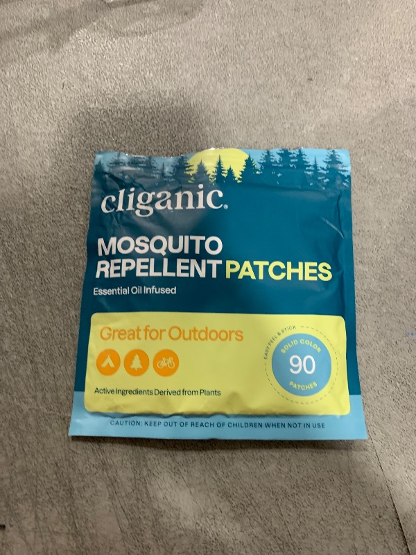Photo 1 of Cliganic Mosquito Repellent Stickers (90 Pack) - Patches for Kids & Adults, Natural DEET-Free, Citronella Essential Oil Infused