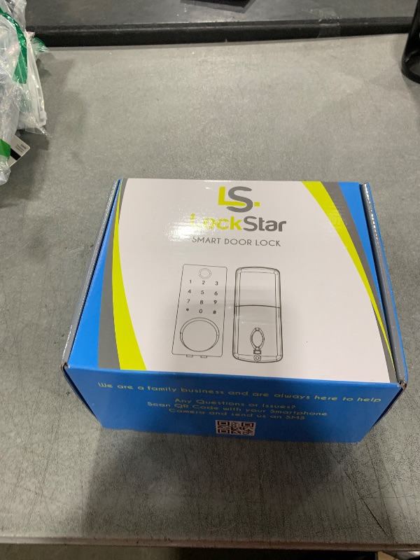 Photo 1 of LOCKSTAR® Smart Door Lock • Keyless Entry Deadbolt Door Lock • Multiple Entry Methods – APP • Fingerprint Touch ID • Keypad Code • Card FOB • Traditional Key • Smart Home Devices
