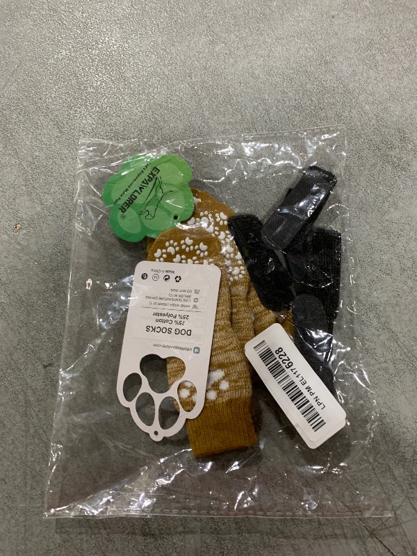 Photo 1 of EXPAWLORER Anti Slip Dog Socks to Prevent Licking Paws, Dog Shoes for Hot Pavement, Dog Booties for Small Medium Large Senior Dogs, Traction Control Boots & Paw Protectors for Hardwood Floors