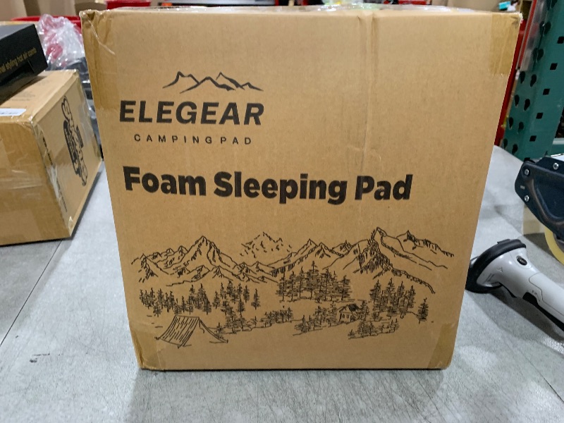 Photo 1 of Elegear Air & Foam Camping Sleeping Pad, HexaFoam Camping Mattress Pad with Built-in Foot Pump Memory Foam Camp Pad 4-Season Camp Sleeping Mat for Travel/Car/Tent, Blue