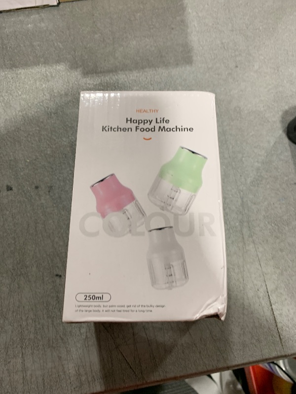 Photo 1 of Garlic Chopper, Mini Food Processor, USB Rechargeable Mini Chopper, Powerful Garlic Crusher, Blender to Vegetable, Wireless Vegetable Chopper for Ginger, Chili, Fruit, Meat, etc?250ML?