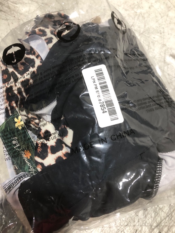 Photo 1 of Blooming Jelly Women's Tummy Control Swimsuits Plus Size One Piece Bathing Suit V Neck Ruched Swimwear 2025 Vintage Swim Suit (Leopard and Black,X-Large)