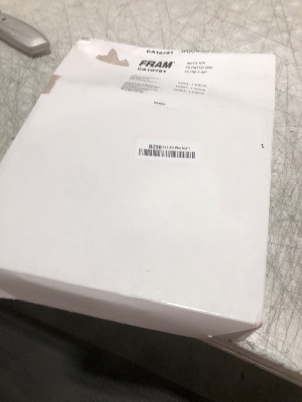 Photo 1 of FRAM Extra Guard CA10781 Replacement Engine Air Filter for Select Ford Models, Provides Up to 12 Months or 12,000 Miles Filter Protection