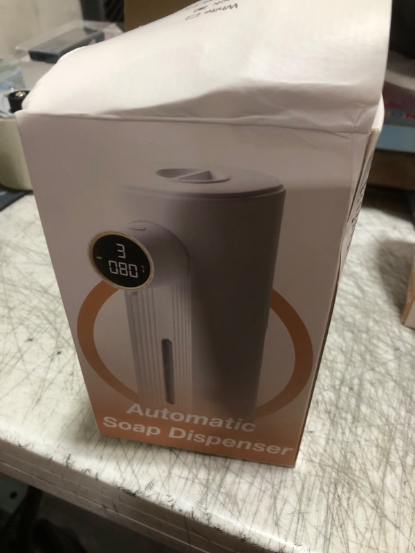 Photo 1 of Automatic Soap Dispenser Foam Bathroom: Black Plastic Rechargeable Modern Touchless Countertop 5 Adjustable Auto Smart Electric Foaming Soap Dispenser - Kitchen - Hand Dish Lotion Couple Kids