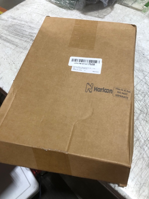 Photo 1 of Harloon 36 Pack Mug Boxes for Gifts Coffee Mugs Boxes Gift for Shipping Sublimation Transparent Wine Glass Gift Packaging Box for Blanks 11oz, 12oz, 15oz Wrapping(Black)