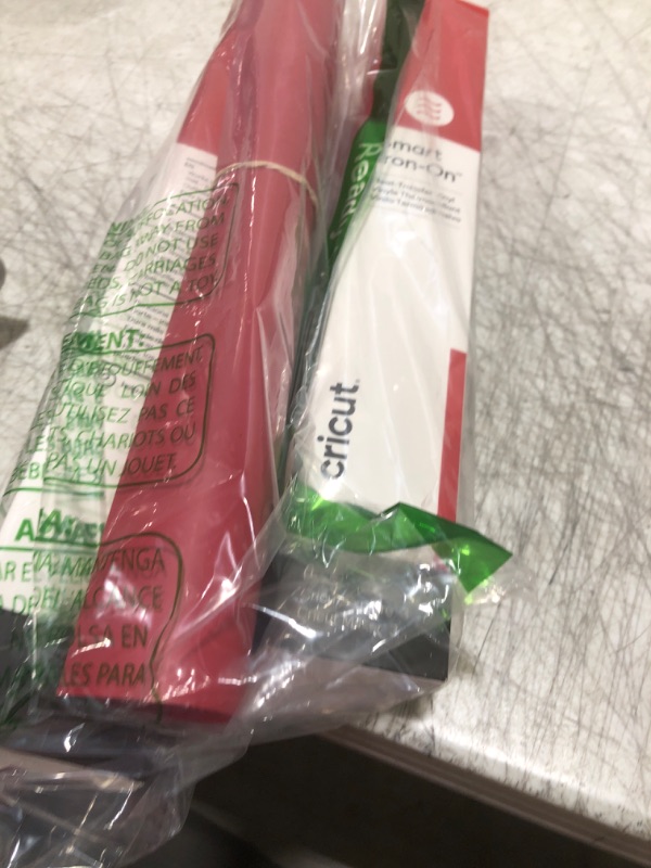 Photo 1 of Cricut Smart Iron On, Red, 3-Pack of 3ft Rolls (13"x36") Heat Transfer Vinyl for Maker & Explore Machines- Matless Cutting for Long cuts up to 12ft