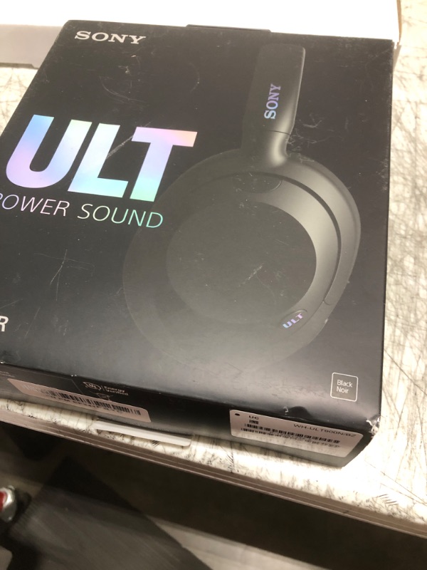Photo 1 of Sony ULT WEAR Over-Ear Noise Cancelling Bluetooth Headphones with Alexa Built-in, Comfortable Design, 30-Hour Battery, Massive Bass, Black