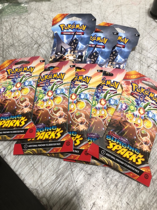 Photo 1 of Generic Surging Sparks Sleeved Eight (8) Booster Packs