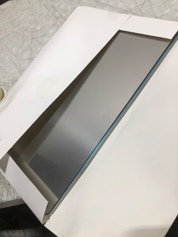 Photo 1 of 2Pack Magnetic Board,17.1" x 11.8" Magnet Display,for Magnets and Bulletin Board,Suitable for Wall, Refrigerator, Compartment, Cabinet etc,Comes with Dual Lock Tape for Easy Hanging (Silver)