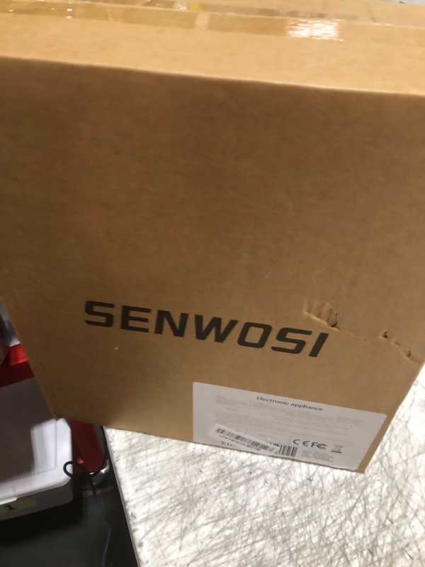 Photo 1 of SENWOSI Dual-Channel UHF Wireless Microphone System with Auto Scan & IR Sync – 200 Channels, 400ft Range, Cardioid Mics, Metal Body, LCD Display for Live Events, Recording, Stage Performances