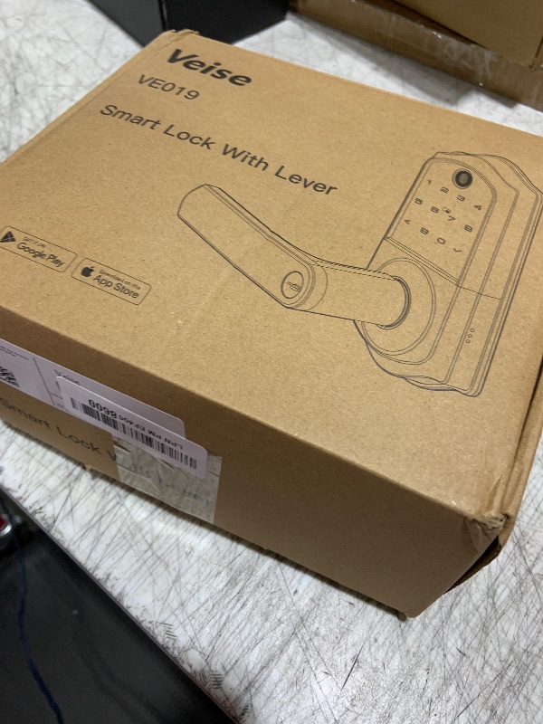 Photo 1 of Veise VE019 Fingerprint Smart Lock, 7-in-1 Keyless Entry Door Lock with Handle, App Control, Remotely Grant Access & Code, Electronic Keypad Smart Knob for Front Door, Easy Installation, Satin Nickel