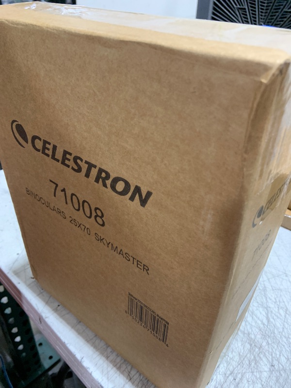 Photo 1 of Celestron 71008 SkyMaster 25x70mm Porro Prism Binoculars with Multi-Coated Lens, BaK-4 Prism Glass and Carry Case, Black