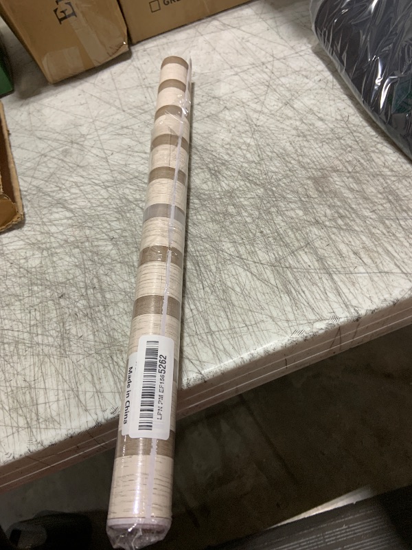 Photo 1 of myforHD Wallpaper Peel and Stick Wood Grating Stripe Self-Adhesive Wallpaper Faux Wood Contact Paper Wood Slats Self Adhesive Wall Paper PVC Vinyl Film Removable Waterproof (Wood C, 17.3" x 118")