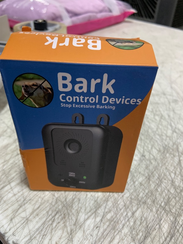 Photo 1 of Anti Barking Devices, Auto Barking Control Devices with 3 Modes, Effective Stop Barking Dog Devices for Indoor & Outdoor Use, Rechargeable Ultrasonic Dog Bark Box Barking Deterrent Devices?Black1
