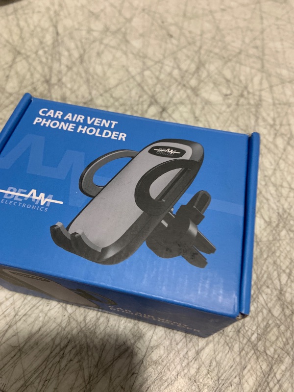 Photo 1 of Beam Electronics Car Phone Holder Mount, Phone Car Air Vent Mount Holder Cradle Compatible for iPhone 12 11 Pro Max XS XS XR X 8+ 7+ SE 6s 6+ 5s 4 Samsung Galaxy S4-S10 LG Nexus Nokia