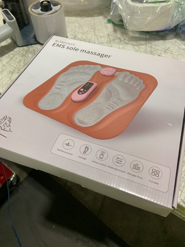 Photo 1 of Dancespot EMS Foot Massager Mat for Neuropathy, Portable NMES Foot Pads Stimulator for Neuropathy Massager for Circulation and Pain Relief Multi Therapy Modes for Nerve Pain