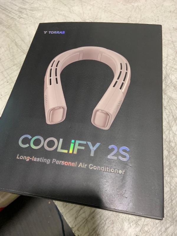 Photo 1 of TORRAS COOLiFY 2S Neck Fan [2025 Upgraded], 28H Extended Battery Life, Neck Fans that Blow Cold Air, Neck Air Conditioner, Cooling Neck Fan for Work, Hiking, Travel. Gift for Women, Mom, Apricot