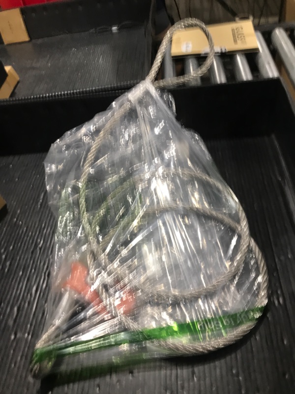 Photo 1 of YATOINTO Single Leg Wire Rope Sling 2.5T/5500Lbs Rated Load 8.2 Feet Length 0.5 inch Dia Flemish Eye Loop to Heavy-Duty Thimble with Sliding Choker Heavy Duty Rigging Cable for Lifting and Towing Log