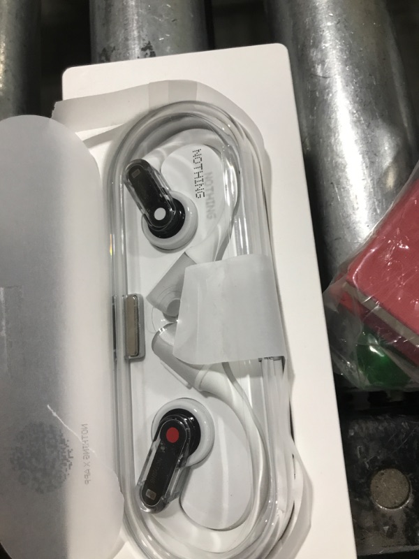 Photo 1 of Nothing Ear (Open) Open-Ear Headphones, Earbuds with Earhooks, Clear Voice Technology with 2 Mics, BT 5.3, Fast Charging, Compatible with iPhone & Android -White