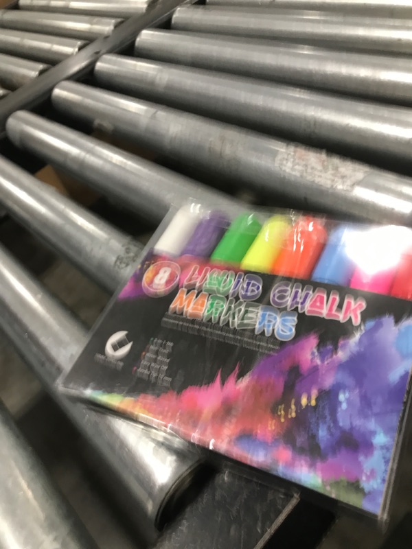 Photo 1 of Window Chalk Markers for Cars Washable: 8 Colors Jumbo Liquid Chalk Marker with 10mm Thick Tips, Big Chalkboard Markers, Car Window Paint Markers Pen for Glass, Auto, Bistro, Mirror, Poster, Business