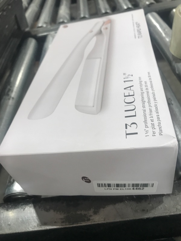 Photo 1 of T3 Lucea 1.5 Straightening & Styling Iron, White/Rose Gold, 1 ½”