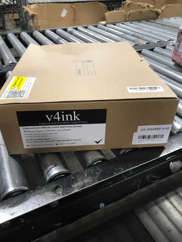 Photo 1 of v4ink 206A Toner Cartridge 4 Pack (Latest Upgraded Chip) Compatible Replacement for HP 206A 206X W2110A W2111A W2113A W2112A use with HP Color Pro M255 M255dw MFP M283fdw M283cdw M283 M282nw Printer