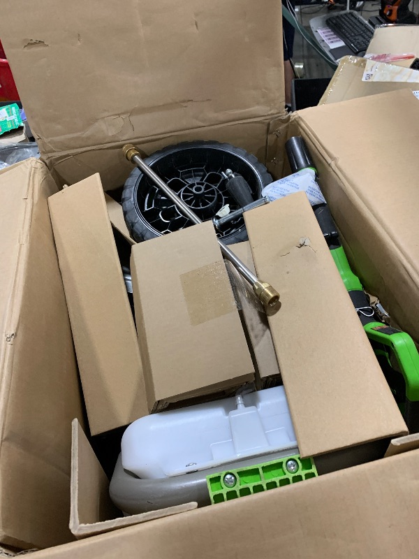 Photo 1 of Greenworks Pro Brushless 3000 PSI (CSA Certified) 2.0 GPM Max / 1.1 GPM Electric Pressure Washer (Foldable Handles, Rugged Steel Frame, 25 FT Hose, 35 FT GFCI Power Cord)