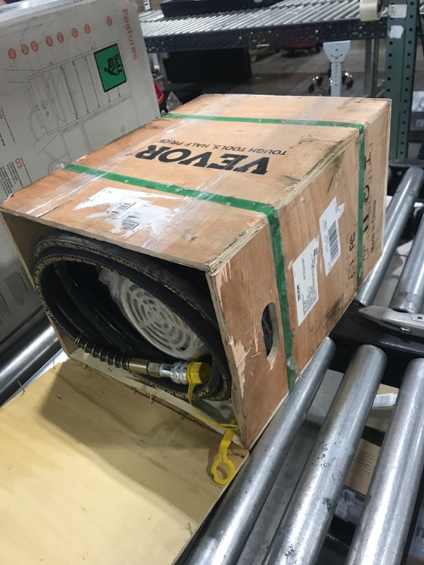 Photo 1 of VEVOR 10000 PSI Hydraulic Electric Pump, Double Acting, 750W Full Copper Power Engine & 8L Hydraulic Power Pack Cylinder