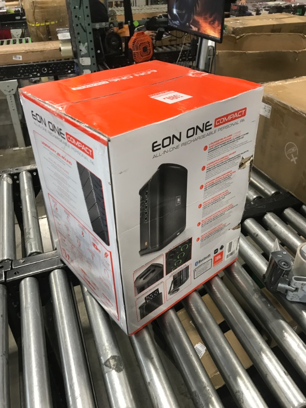 Photo 1 of JBL Professional All-in- 1 Personal System with Bluetooth, XLR, Black, Rechargeable Portable PA (EON ONE Compact)