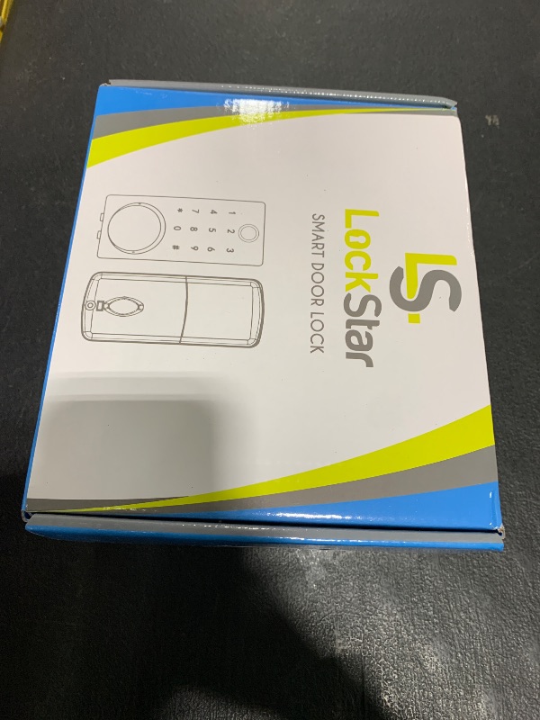 Photo 1 of LOCKSTAR® Smart Door Lock • Keyless Entry Deadbolt Door Lock • Multiple Entry Methods – APP • Fingerprint Touch ID • Keypad Code • Card FOB • Traditional Key • Smart Home Devices