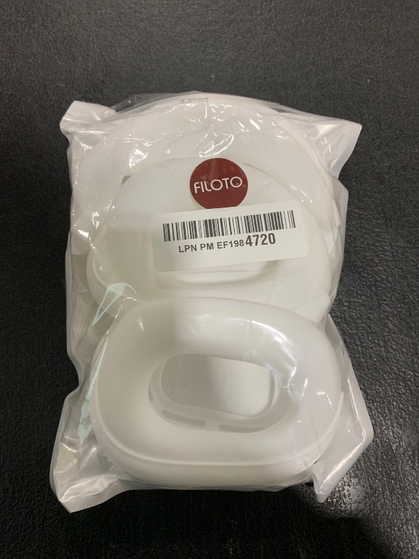 Photo 1 of Case for Airpods Max Headphones, Ear Pad Case Cover/Ear Cups Cover/Headband Cover for AirPods Max (USB-C/Lightning)(2024/2020), Silicone Cover for Apple Airpod Max, Accessories Cases(White)