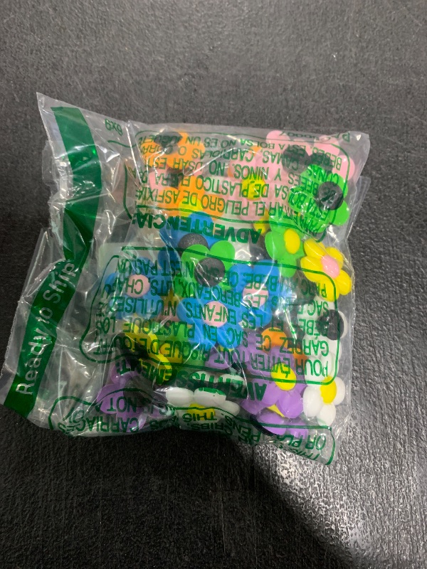 Photo 1 of 28 Pieces Pack, Flowers Shoes Charms Decorations Different No-Repeat Accessories Wristband Bracelet Girls Boys Teens Kids Birthday Party Favor Gifts