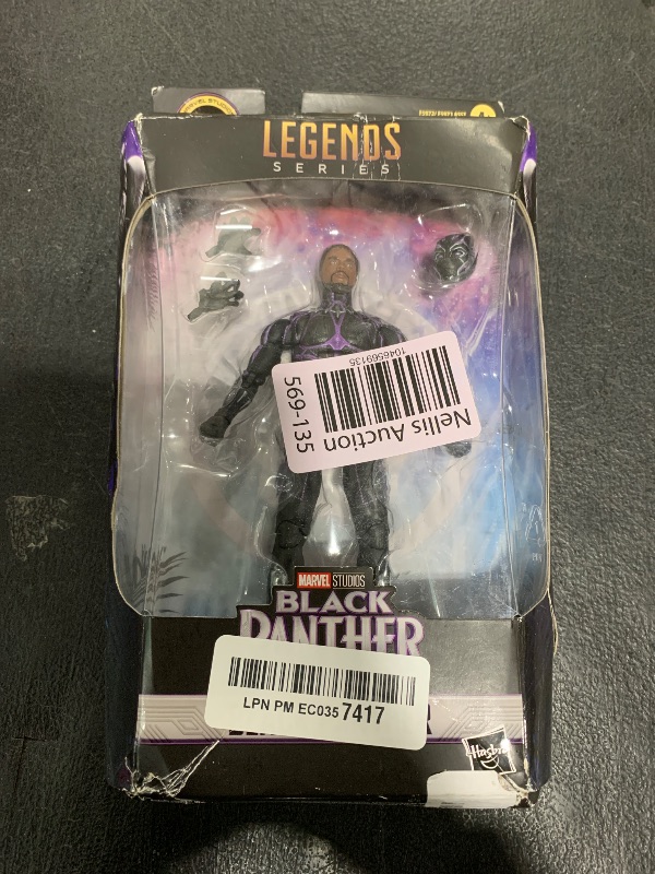 Photo 1 of Marvel Legends Series Black Panther Legacy Collection Black Panther 6-inch Action Figure Collectible Toy, 3 Accessories