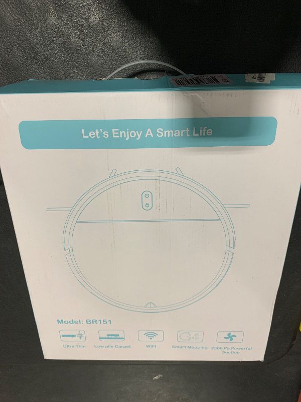 Photo 1 of Robot Vacuum and Mop Combo, 2 in 1 Mopping Robot Vacuum Cleaner with Schedule, Wi-Fi/Voice/App, Strong Suction, Easy of Use, Self-Charging Robotic Vacuum, Slim, Ideal for Hard Floor, Pet Hair, Carpet