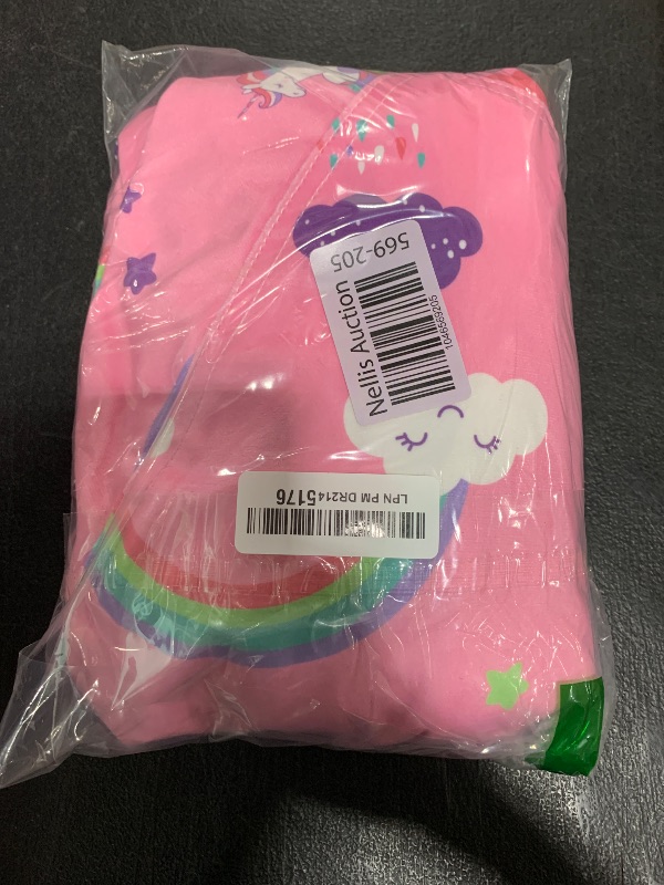 Photo 1 of Lukeight Rainbow Unicorns Stuffed Animal Storage Bean Bag Chair Cover - Premium Velvet Organizer with YKK Zipper Holds 80+ Plush Toys, Washable Kids Room Decor (No Filling, X-Large)